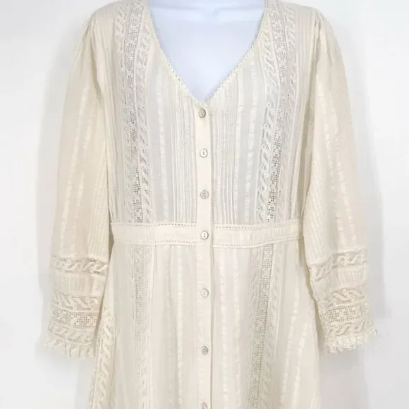 LoveShackFancy Desert Victorian lace Maxi Dress size 0 - Picture 6 of 15